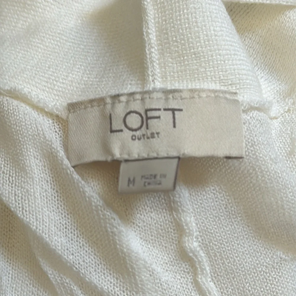 LOFT Outlet Kimono Open front 3/4 Sleeve Cardigan Size M/Medium
